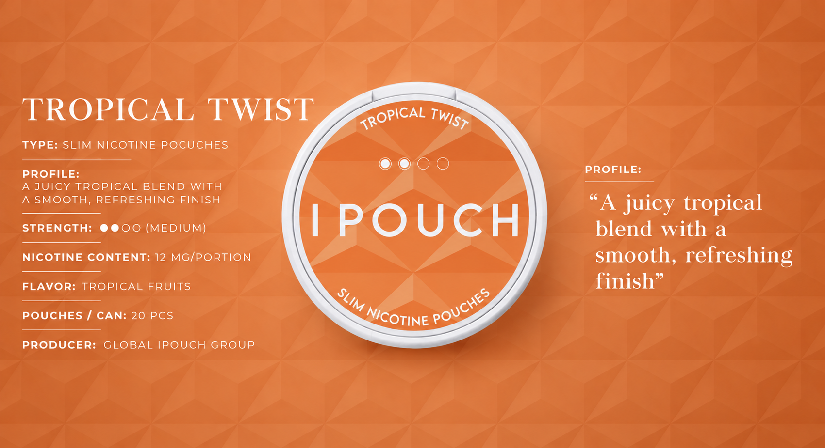 Tropical Twist product profile and information